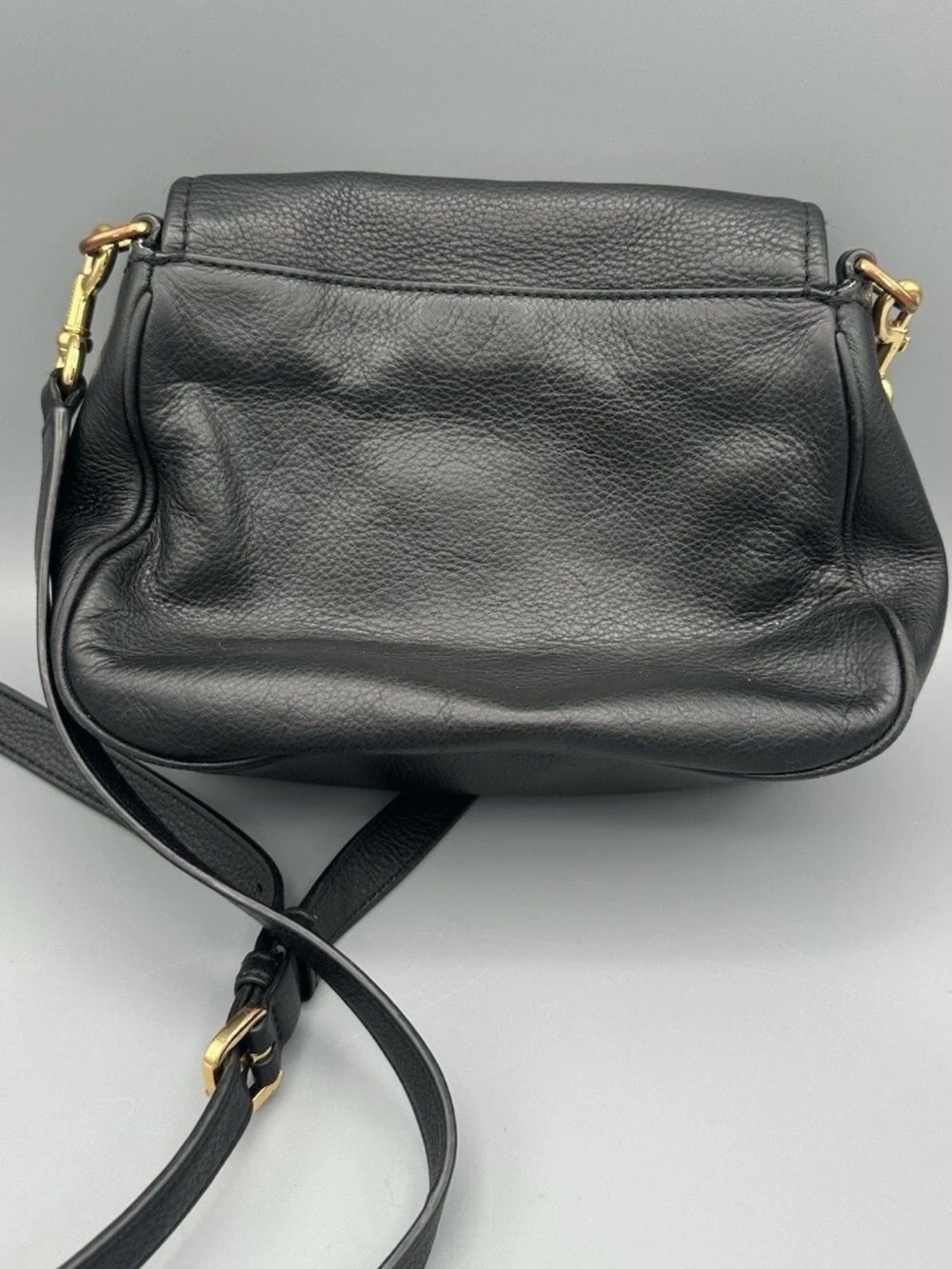 Marc Jacobs Crossbody Bag Black Leather Empire City Mini - Picture 2 of 11